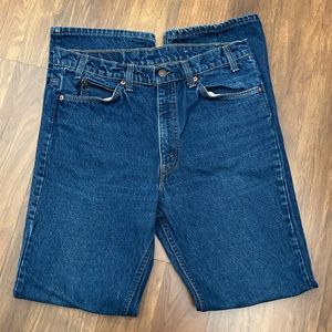 Vintage Levi's 517 Orange Tab Jeans W35 L34 Medium Wash 90s 80S Made in USA